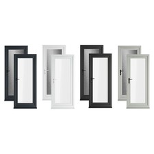 Bespoke PVC Single Door Clear