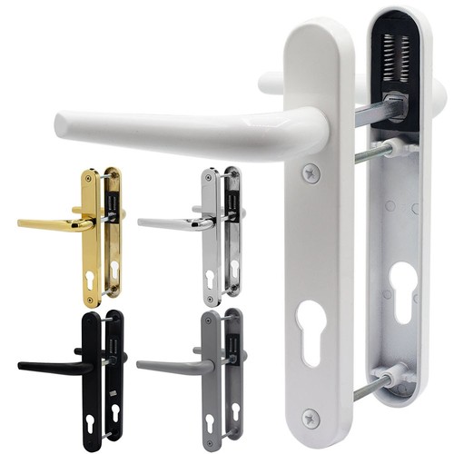 Upvc door handle 92pz sprung - upvc,