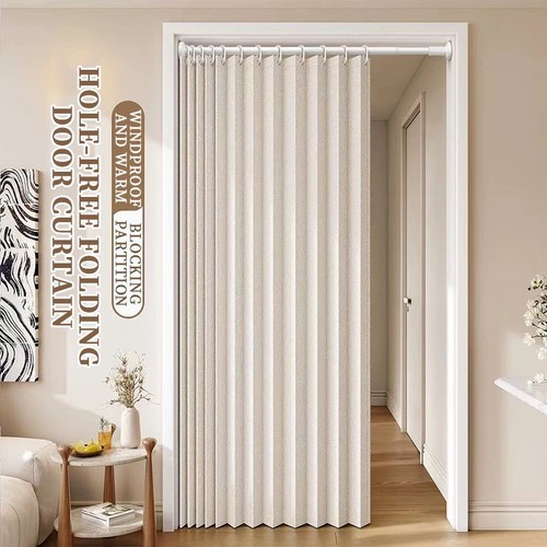 Pvc folding door oak effect - pvc,